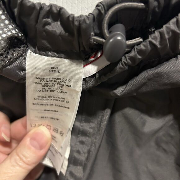 Coleman Camping Hiking Wind Rain Pants Gray Men's L Vinyl Gorpcore Camping - Picture 5 of 8